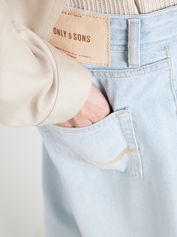 Only & Sons Свободный крой Джинсы 'ONSFADE' в Синий