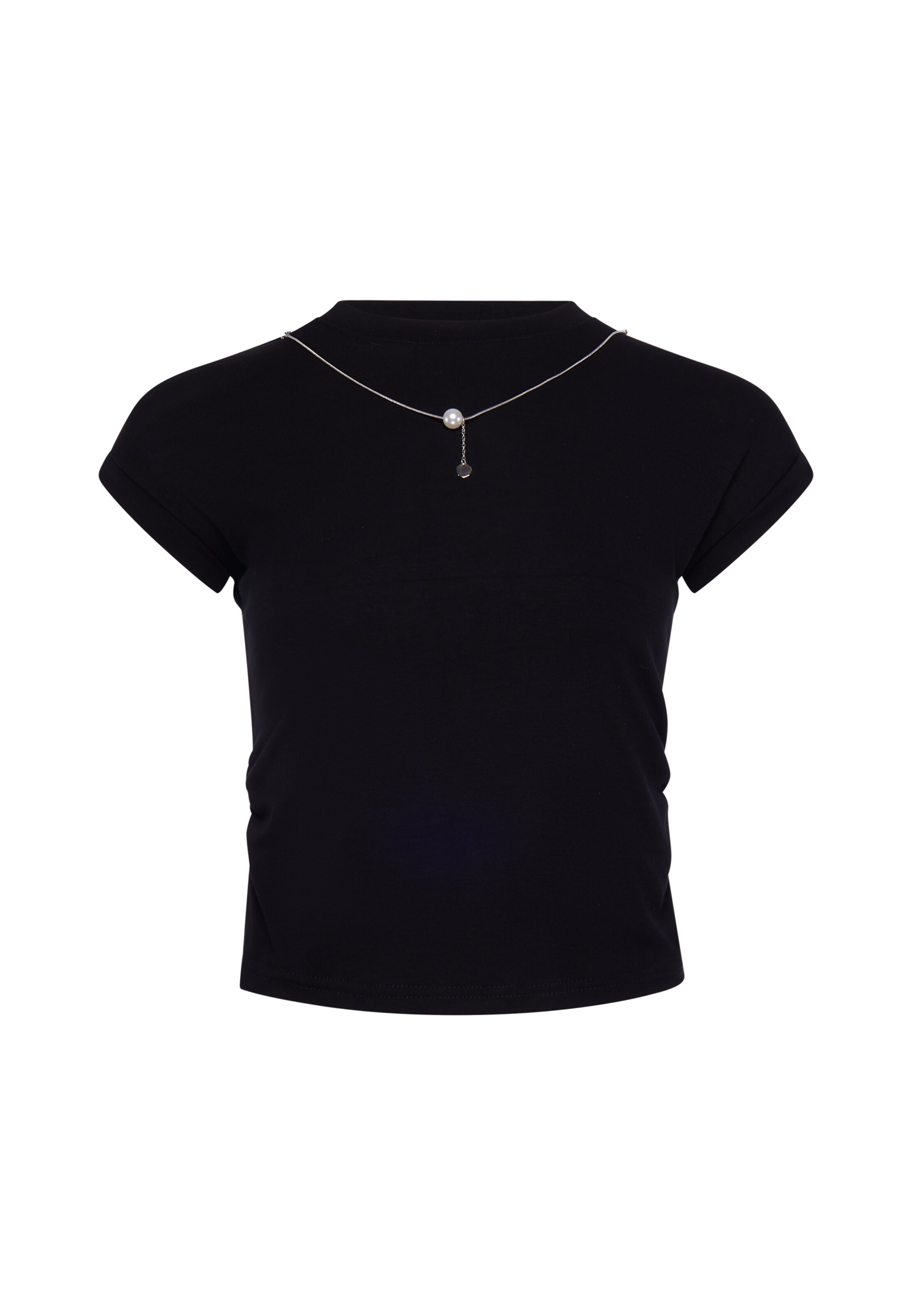 faina - Blusa em preto: frente