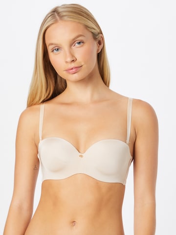 Balconnet Soutien-gorge ESOTIQ en beige : devant