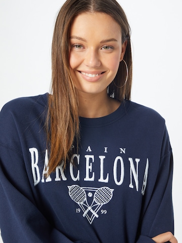 HOLLISTERSweater majica - plava boja