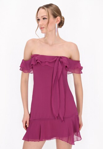 myMo at night Cocktail dress 'Spring Summer' in Purple: front