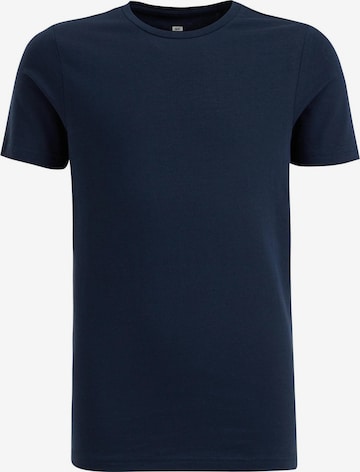 T-Shirt WE Fashion en bleu : devant