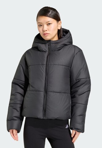 ADIDAS SPORTSWEAR - Chaqueta deportiva 'Essentials' en negro: frente