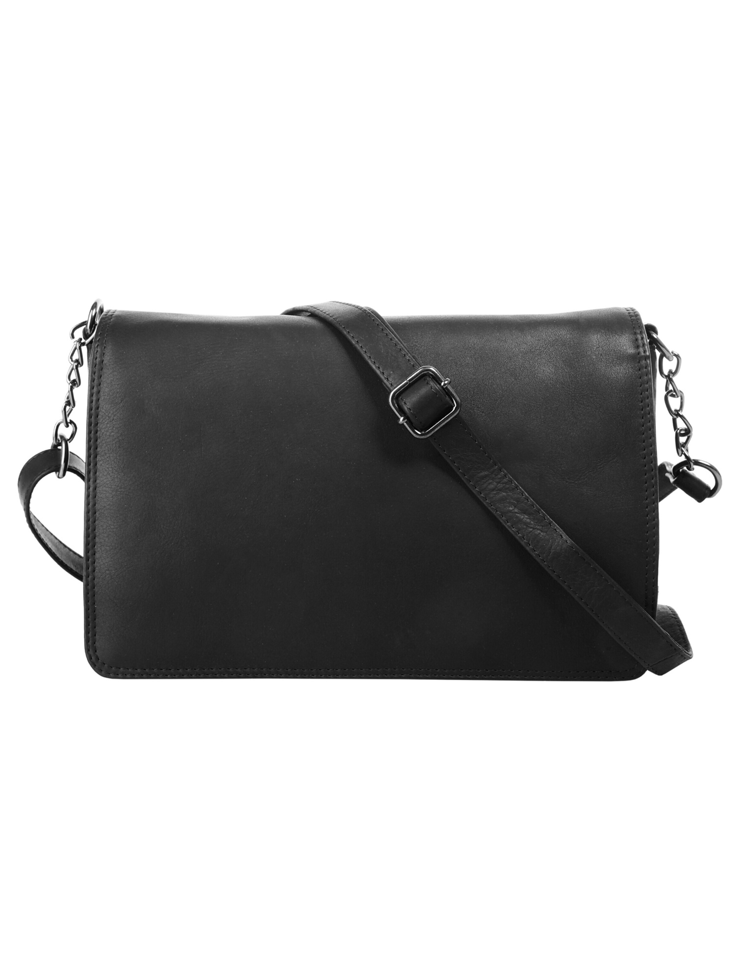 Sac à bandoulière Cluty en noir : devant