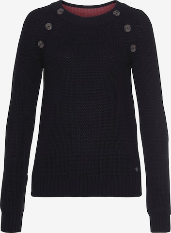 HIS JEANS Pullover in Schwarz: front