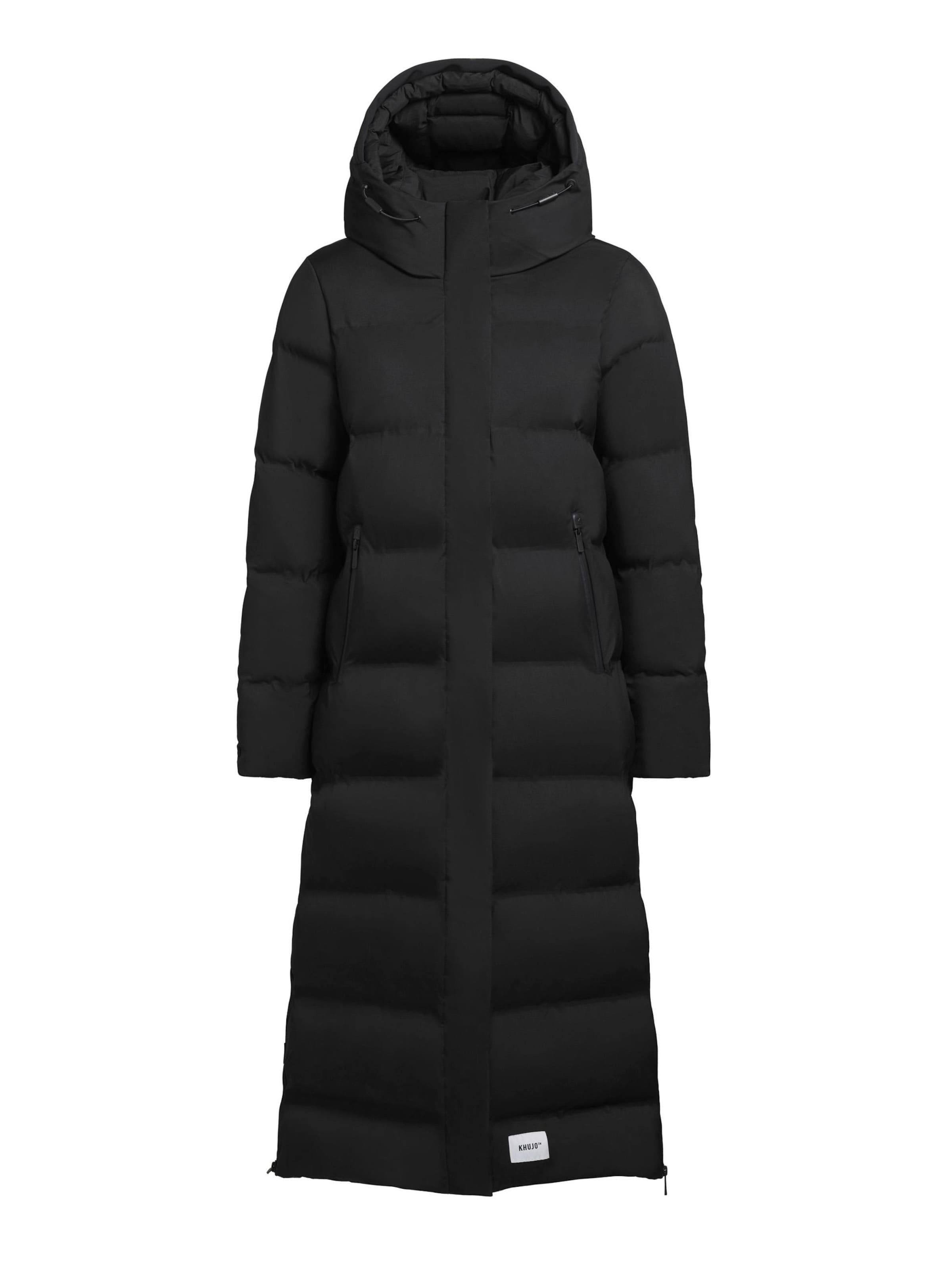 khujo Wintermantel in schwarz, Produktansicht