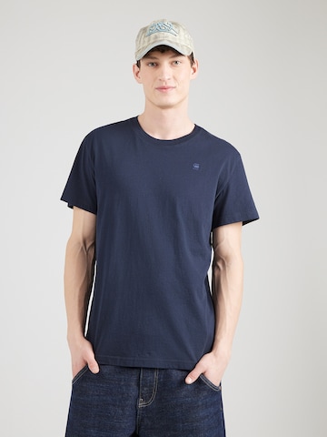 G-STAR Футболка 'Base' в Синий: спереди