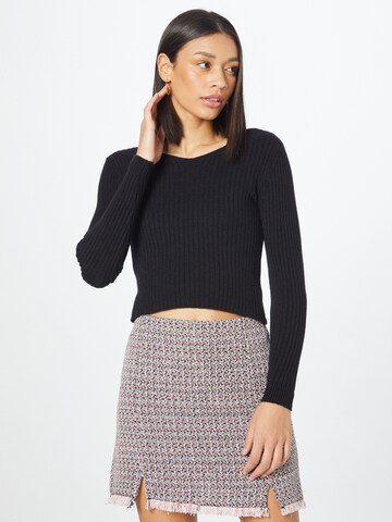 Pull-over Sublevel en noir : devant