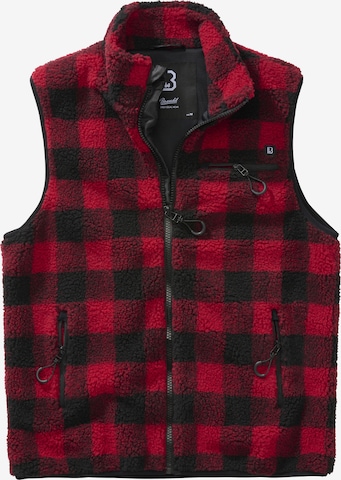 Brandit Vest in Red: front