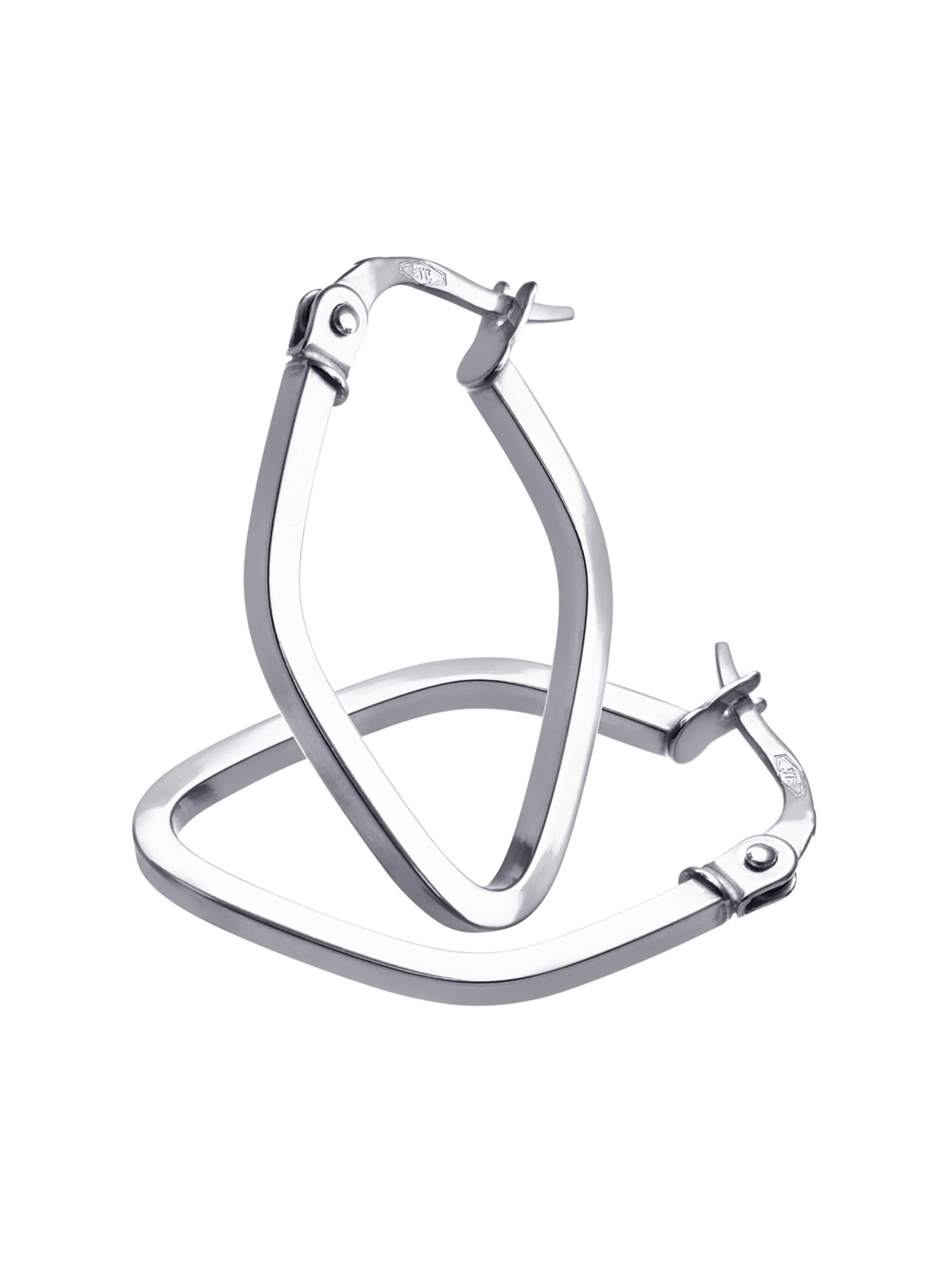 Vanlere Earrings in Silver: front