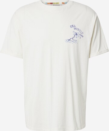 T-Shirt SCOTCH & SODA en blanc : devant