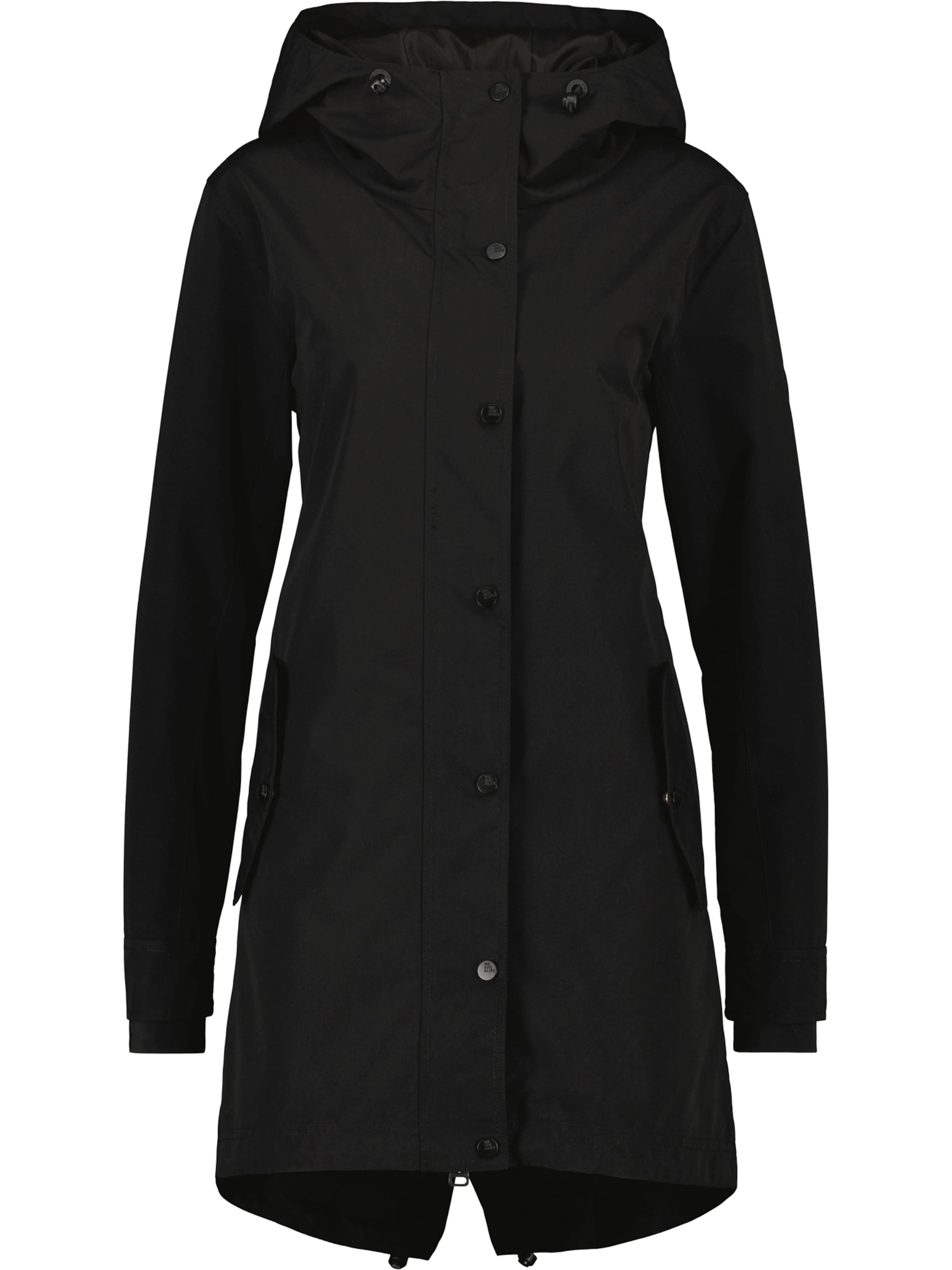 alife & kickin Between-seasons parka 'BerniceAK A' in Black: front