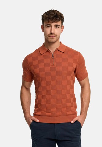 INDICODE JEANS Shirt 'Fras' in Orange: front