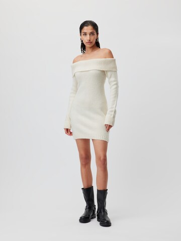 LeGer by Lena Gercke Knit dress 'Felice' in Beige