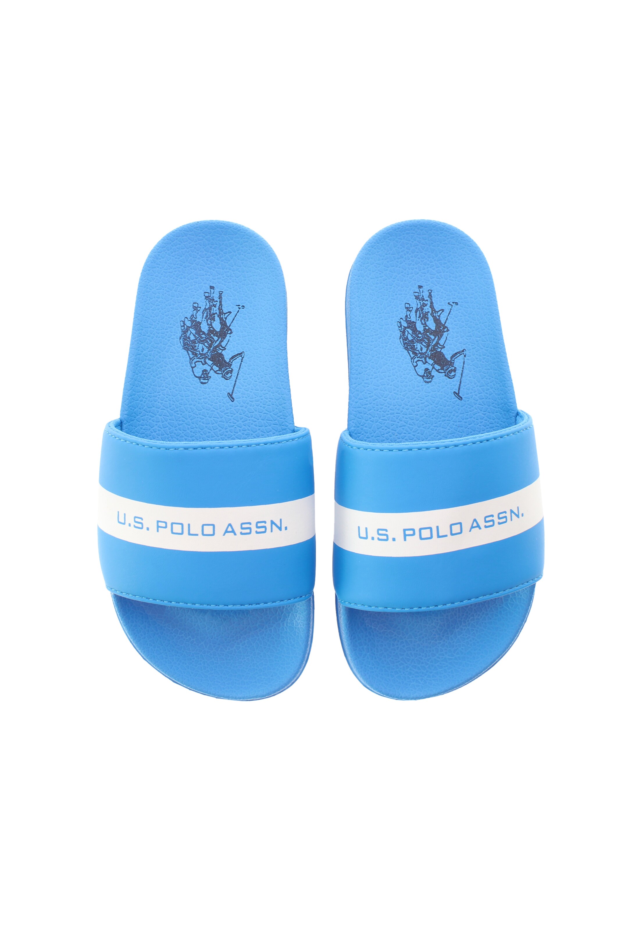 U.S. POLO ASSN. Pantolette 'Skye' in Blau
