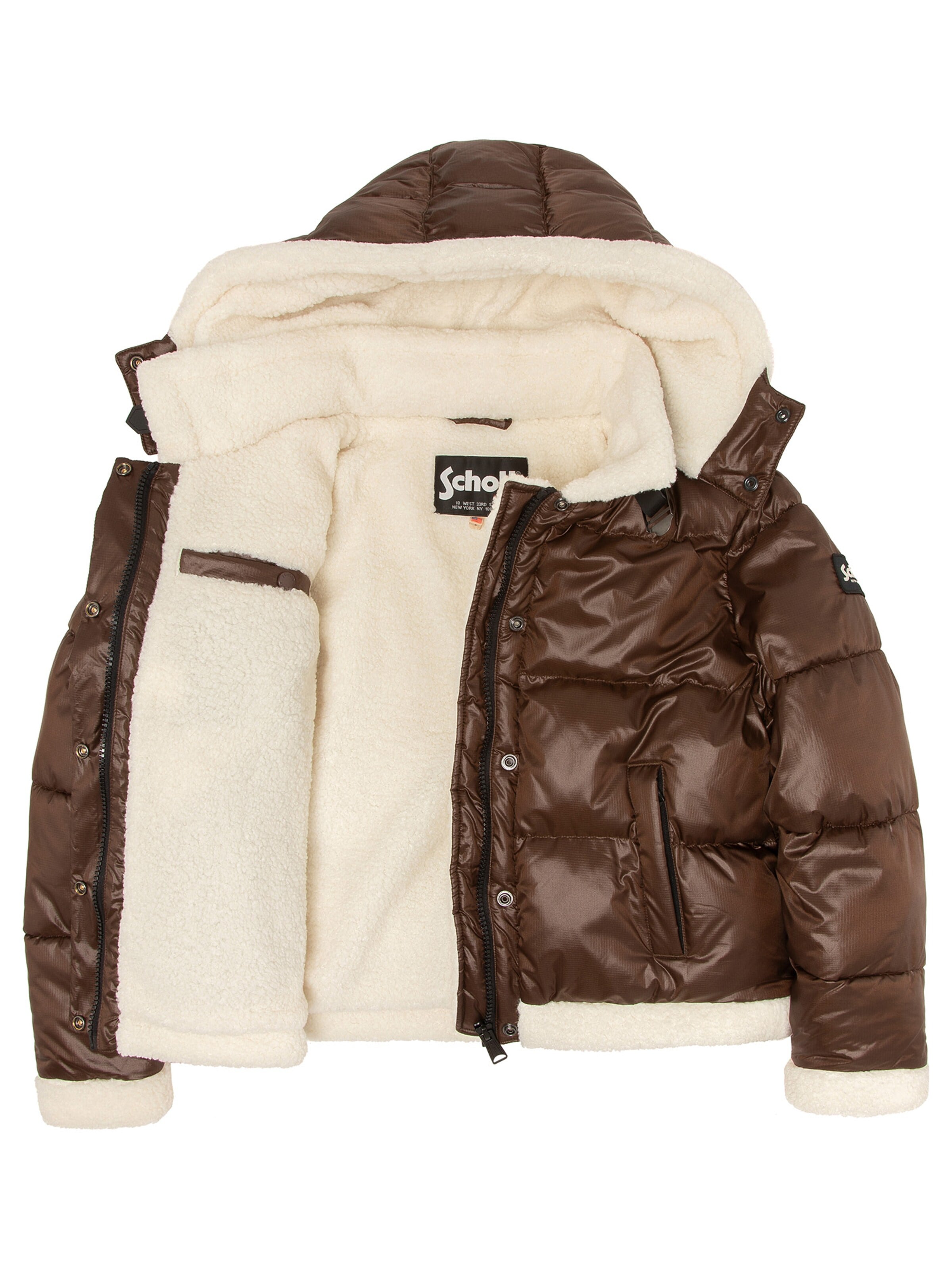 Manteau d’hiver Schott NYC en marron