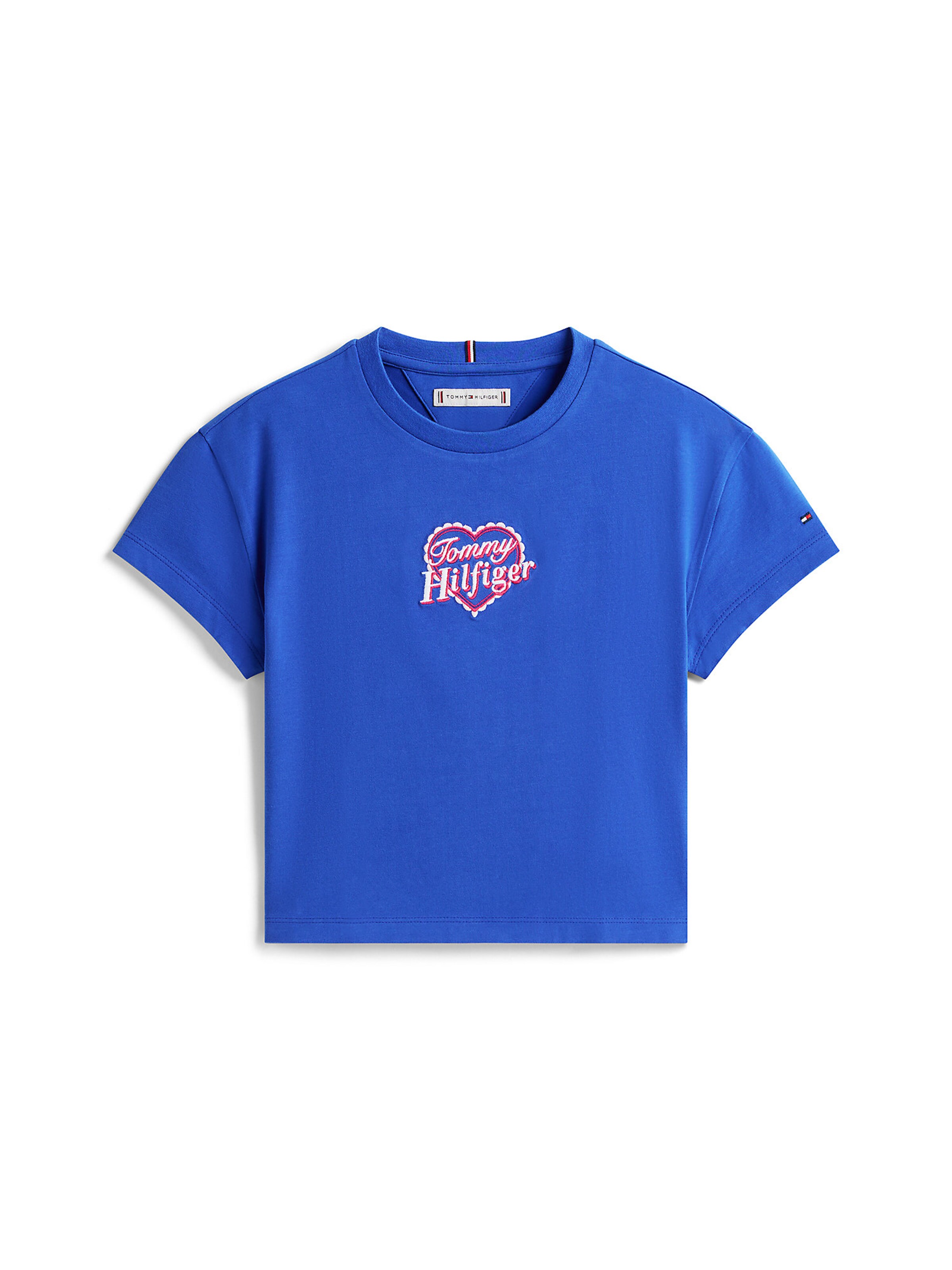 T-Shirt TOMMY HILFIGER en bleu : devant