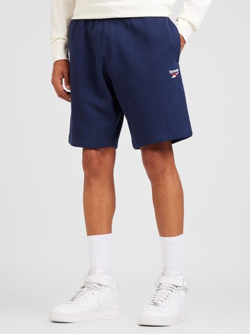 Reebok Regular Sports trousers in Blue: front