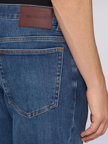 Coupe slim Jean Trussardi en bleu