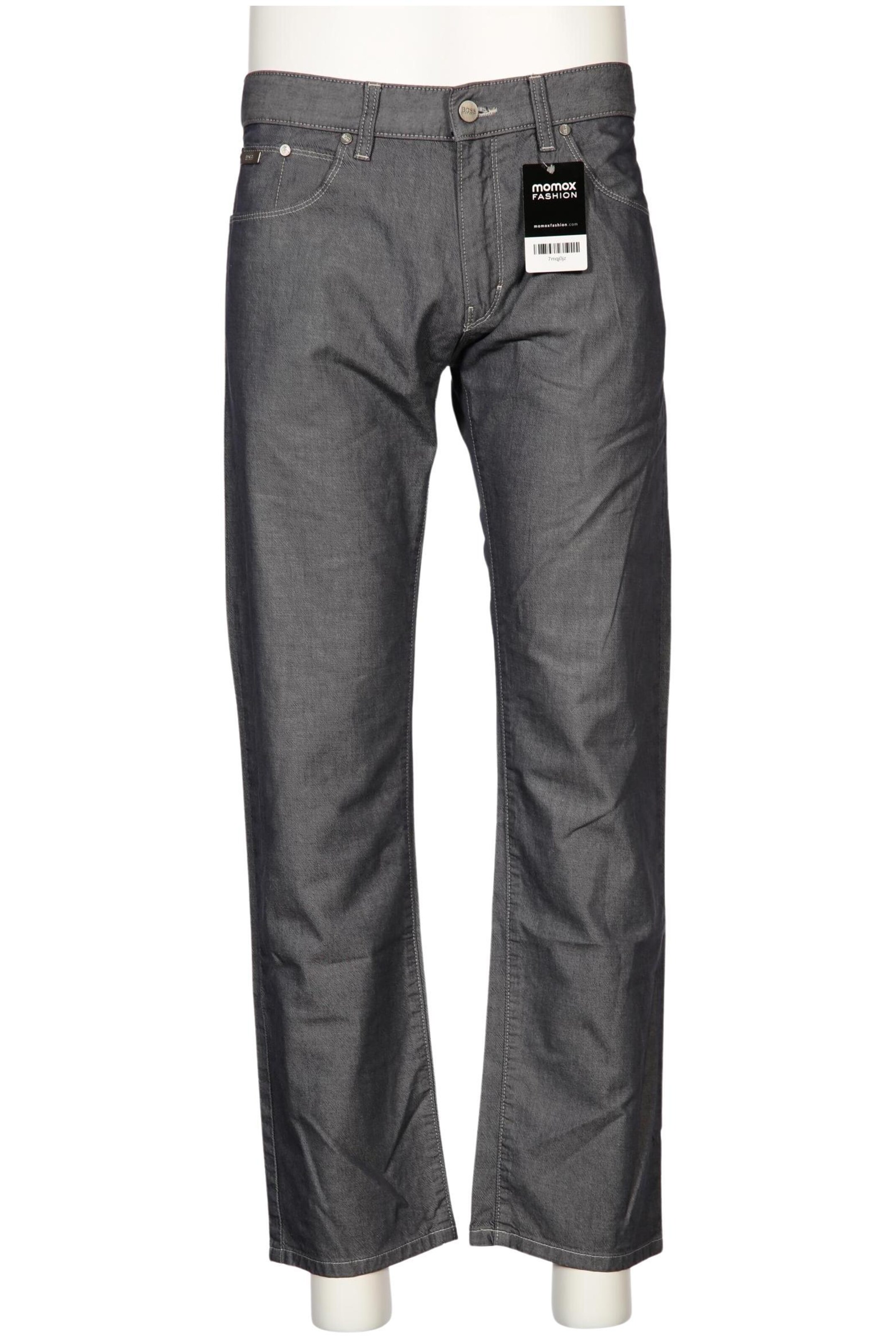 BOSS Black Pants in 35 in Grey: front