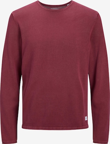 Pull-over 'Leo' JACK & JONES en rouge : devant