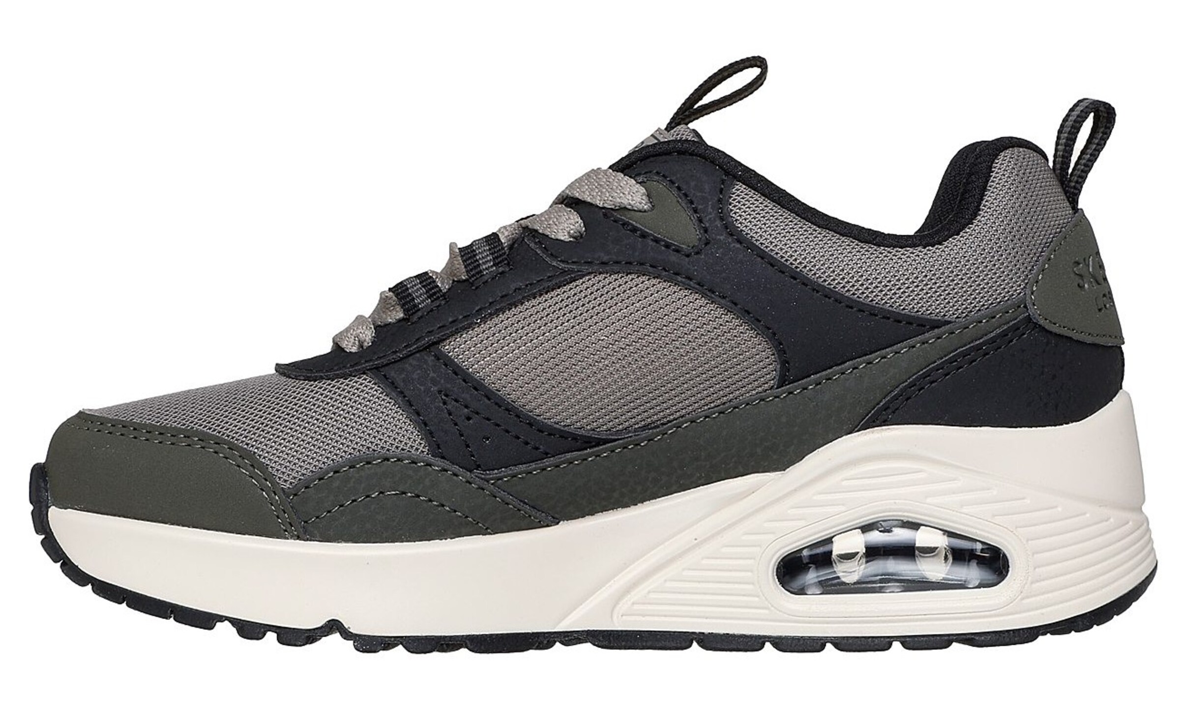 SKECHERS Sneakers 'UNO - RETRO-GROOVE' in Black
