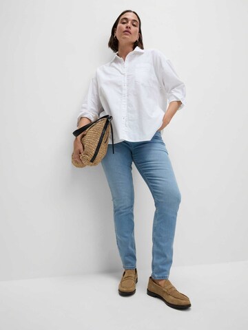 Coupe slim Jean Marks & Spencer en bleu