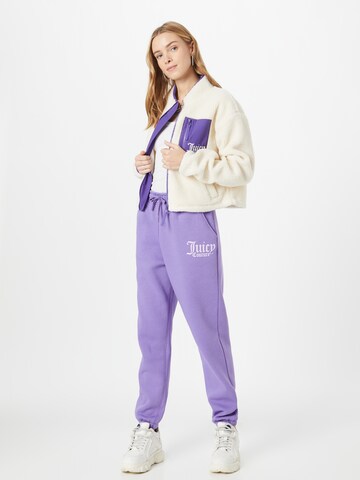 Juicy Couture Sport Zúžený Sportovní kalhoty – fialová