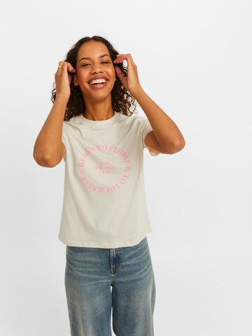 JJXX T-Shirt 'JXJulie' in Beige