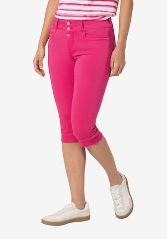 TIMEZONE Slimfit Jeans 'Enya' in Pink: predná strana