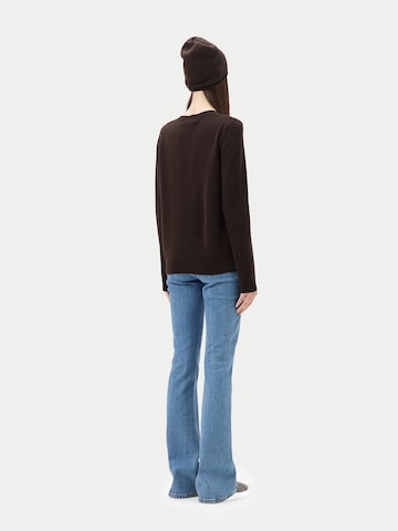 GOBI Cashmere - Jersey 'Cashmere Hat & Sweater Set' en marrón