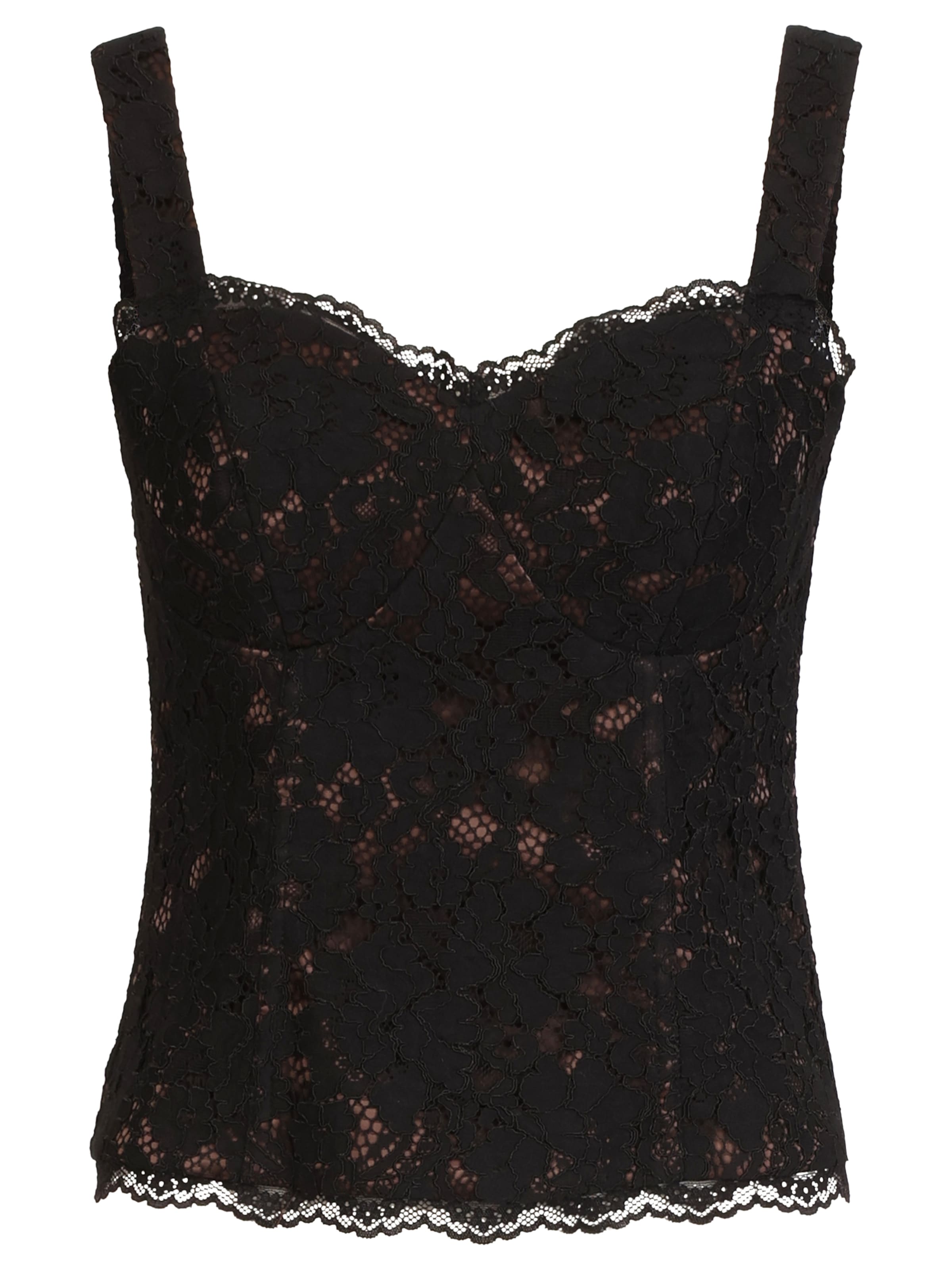 APART Corsage in Schwarz: Vorderseite