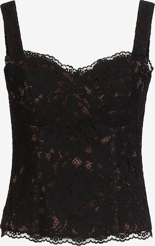 APART Corsage in Black: front