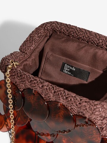 Friends Like These Listová kabelka - Hnedá