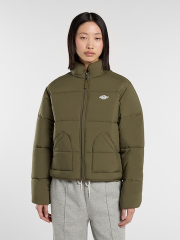 DICKIES Välikausitakki 'Summerdale' värissä vihreä: etupuoli