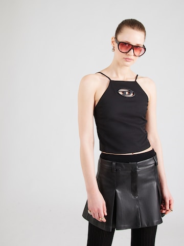 Top 'T-WILIT' di DIESEL in nero: frontale