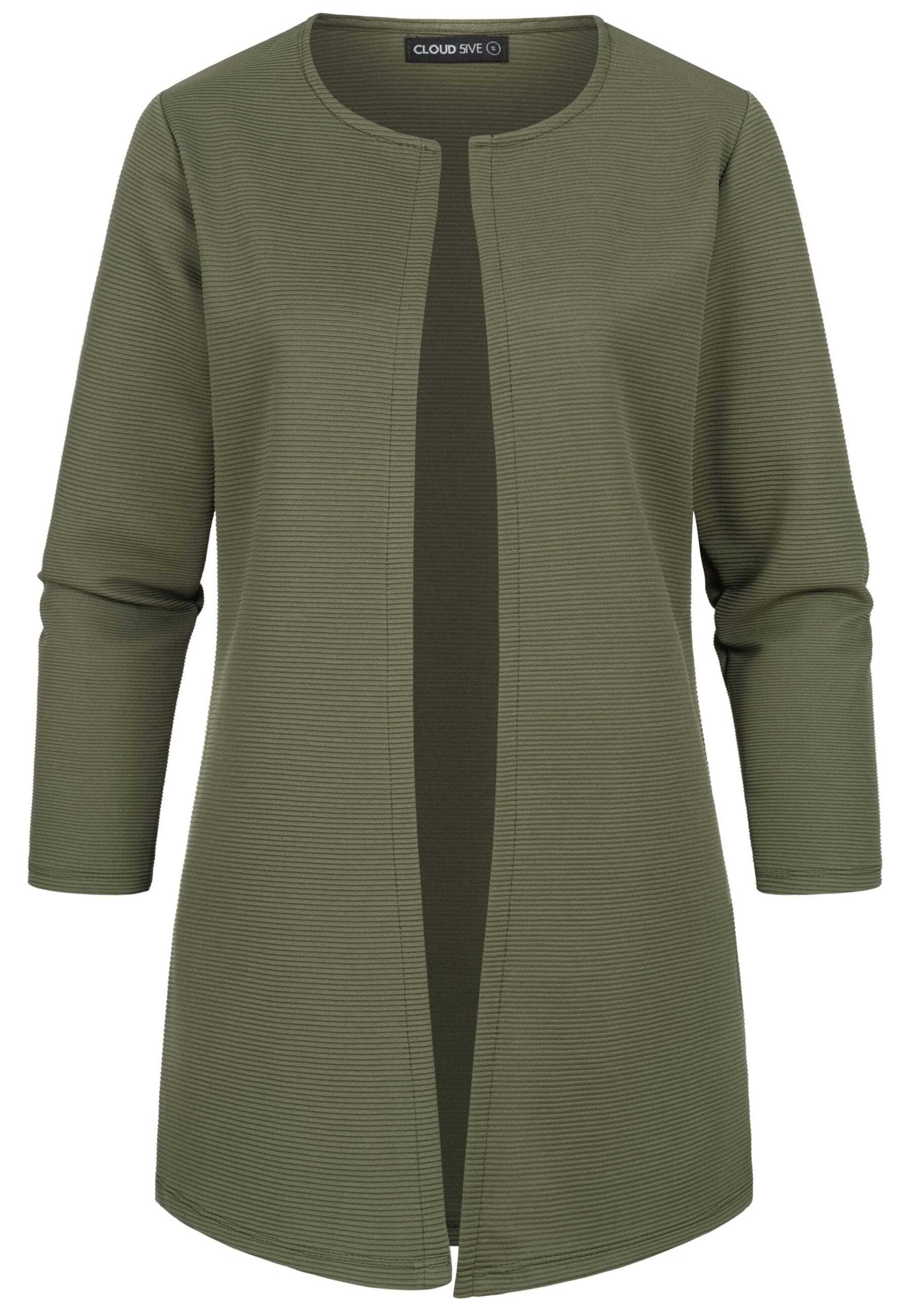 Cloud5ive Strickjacke in Grün: Vorderseite