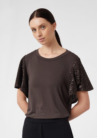 COMMA T-Shirt in Braun: Vorderseite