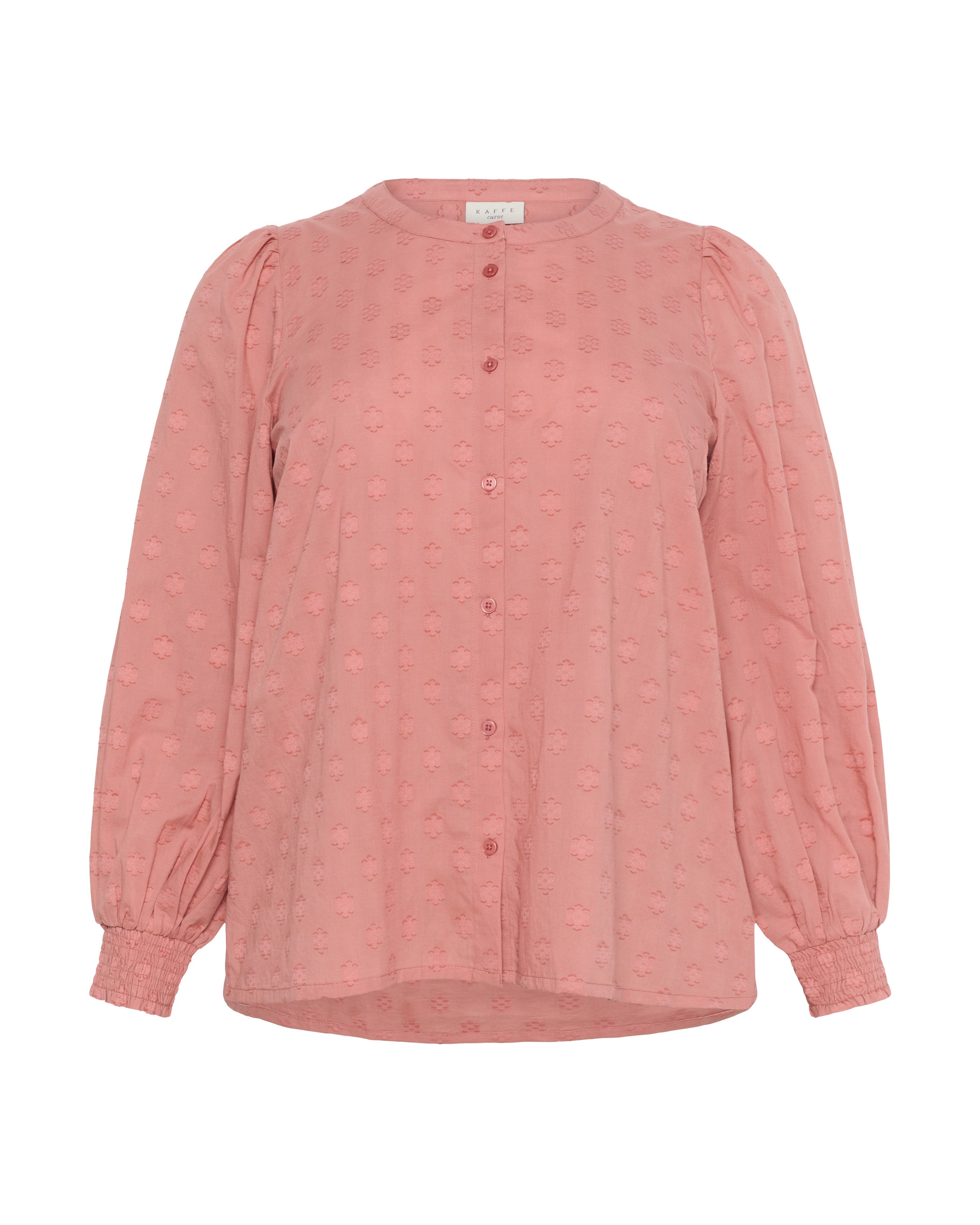 KAFFE CURVE Μπλούζα 'Loulou' σε ροζ: μπροστά