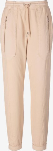 Peter Hahn Loose fit Pants in Beige: front