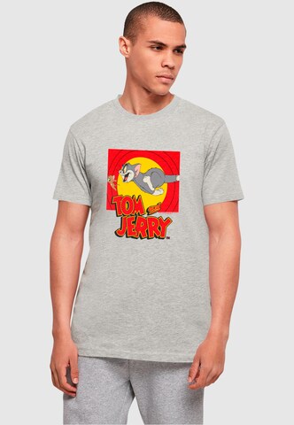 T-Shirt 'Tom and Jerry - Chase Scene' ABSOLUTE CULT en gris : devant