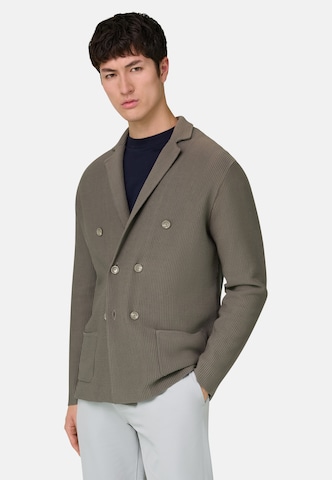 Boggi Milano Knit cardigan in Brown: front