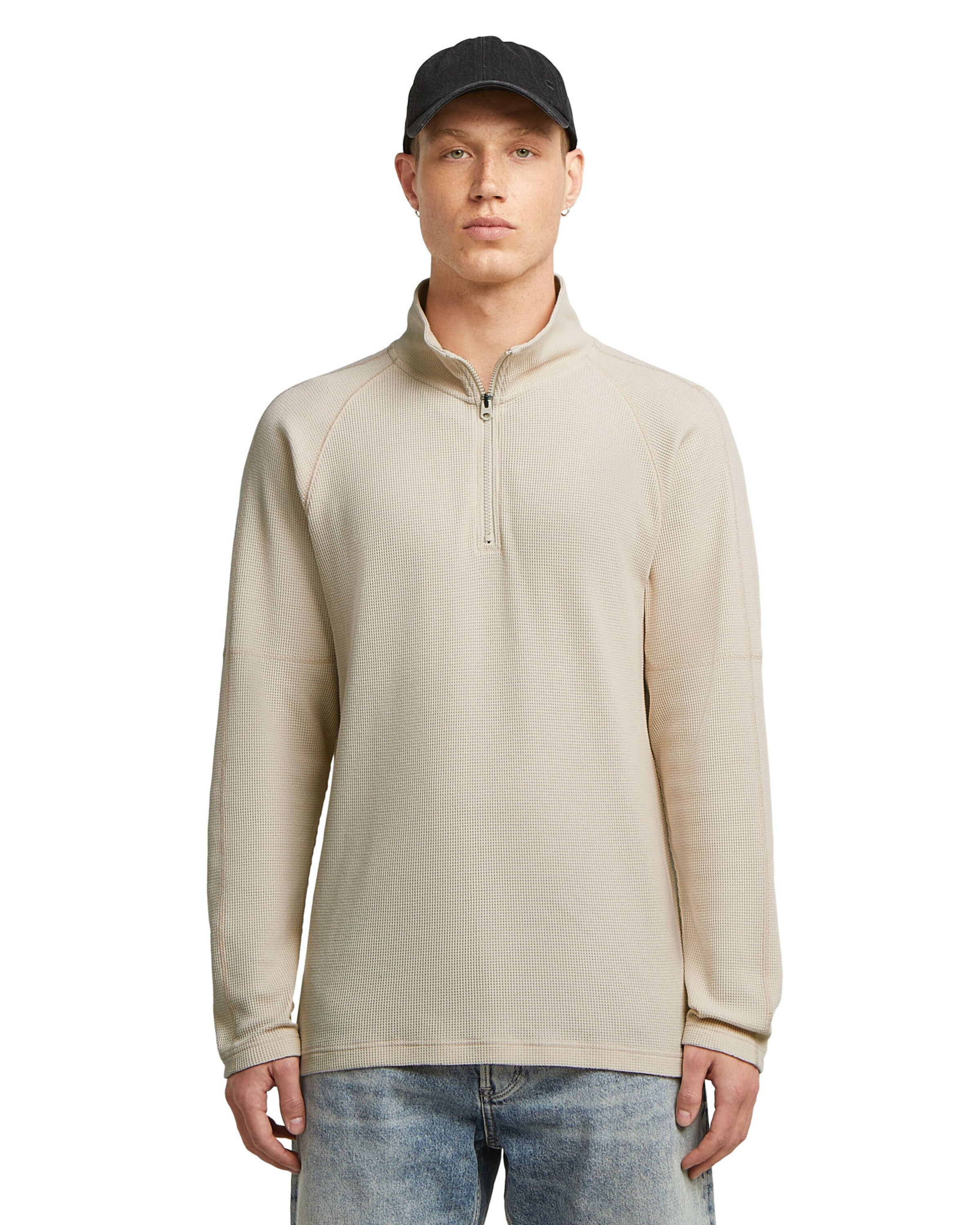 T-Shirt G-STAR en beige : devant