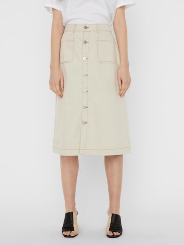 Jupe 'Muna' VERO MODA en beige : devant