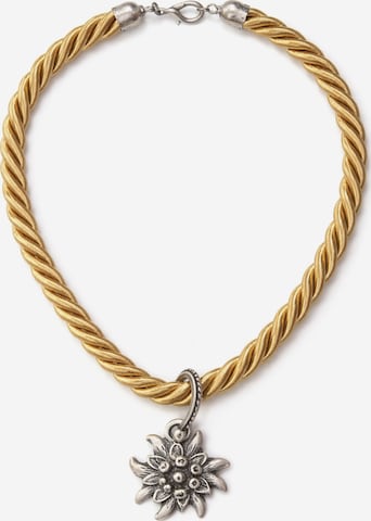 Allgäu Rebell Necklace 'Marlene' in Gold: front