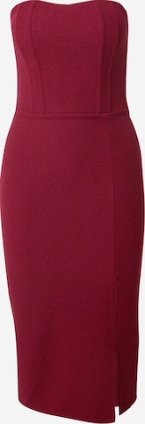 WAL G. Cocktail Dress 'LYKKE' in Red: front