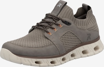 Sneaker bassa di Rieker in beige: frontale