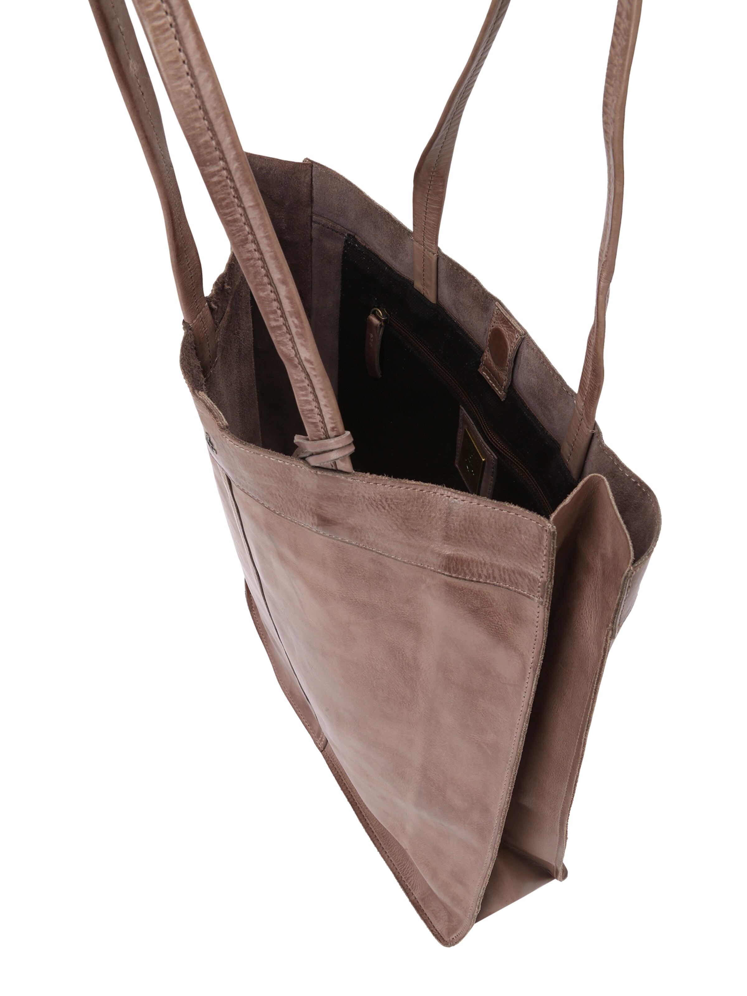 Harbour 2ndShopper torba 'Elbe 2' - siva boja: gornji dio