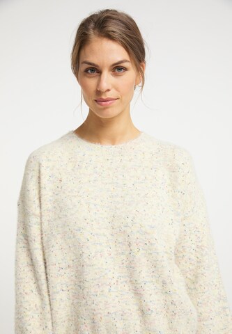 Pull-over oversize Usha en blanc