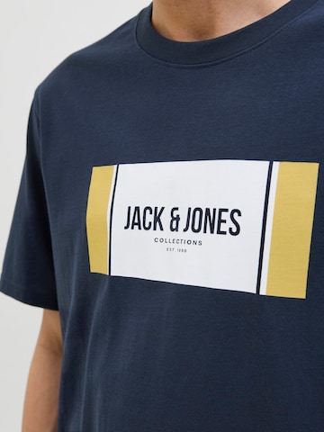 JACK & JONES Tričko 'JJHAYATO' - Modrá